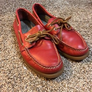 Men’s Sperry Red Leather